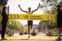 Solomon Kirwa vinder Copenhagen Marathon 2023 for mændene.