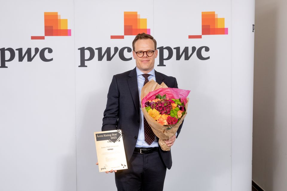 Jonas Hald Johansen fra Coop Danmark A/S kåres som Årets Rising Star