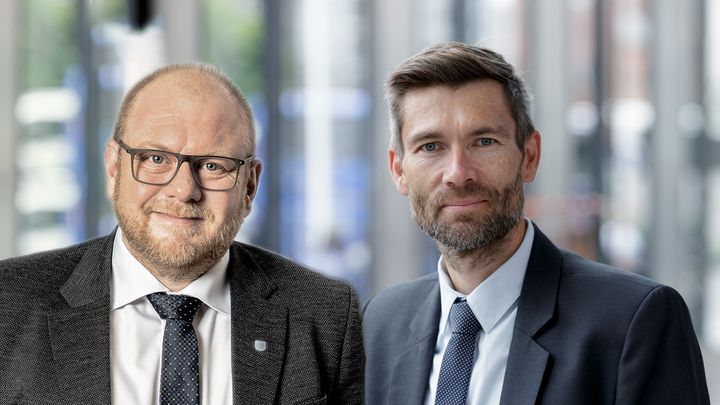 Borgmester Mads Sørensen, Varde Kommune og vicedirektør Kim Haggren.