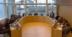 Hasan Yilmaz taler ved byrådsmødet den 30. marts, hvor det nye Integrationsråd blev udpeget