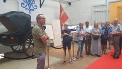 Borgmester H.P. Geil åbnede officielt udstillingen mandag den 5. juli.