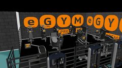 For de styrketræningshungrende bliver der helt særlige muligheder med de såkaldte eGym styrketræningsmaskiner. Brugeren logger sig ved hjælp af en chip ind på en maskine, der i modsætning til traditionelle styrketræningsmaskiner selv tilpasser belastningen efter, hvad der er optimalt for brugerens træning. Foto: PR