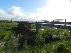Broen over Omme Å har en samlet længde på 295 meter. Foto: Vejdirektoratet.