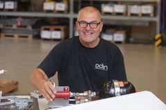 Svend Bjerking har 40-års jubilæum hos ODIN Engineering. (Foto: Evan fra ODIN Engineering)