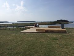 Strandtorv og solnedgangstrappe i udviklingsprojektet Hestehovedet er blandt de projekter, som har fået støtte gennem grøn ordning.