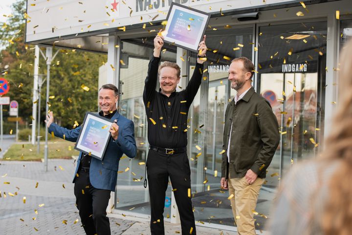 Det regner med glimmer i Næstved, som skal være vært for Dansk Melodi Grand Prix og børnenes MGP. Foto: Julie Spuhr.