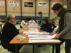 Fintælling i forbindelse med kommunalvalget i Varde Kommune.
