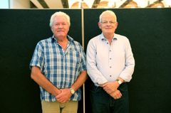 Den nye formand Wagn Jensen (tv) og næstformand Henrik Kjølberg (th).