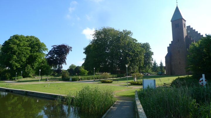 Pladsen mellem Søndersø og Domkirken i Maribo. Foto: Lolland Kommune