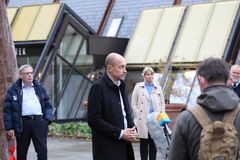 Sundhedsminister Magnus Heunicke til corona-pressemødet i Ishøj den 2. november 2020.