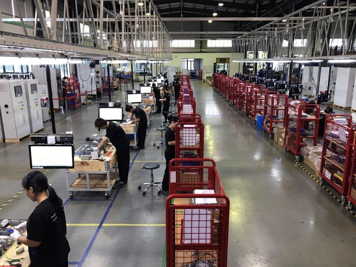 Produktionsfaciliteterne i Ningbo, Kina, er lige så moderne som i vestlige lande. Foto: PR.