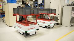 Med MiR-robotarna på plats har Honeywell frigjort sex heltidsanställda till att producera mer och göra linjen mer effektiv.