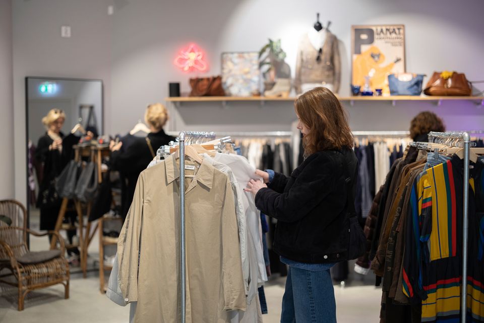Shopping i butikken Ragtime i Gøteborg Foto: Peter Kvarnström