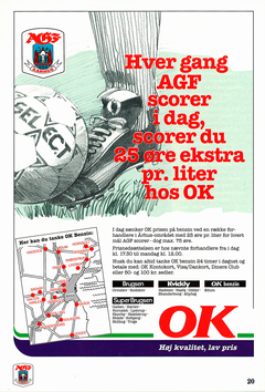 Annonce fra Århus Stiftstidende omkring 1991. Det var markedsføring med stor effekt. Der er stadig mange århusianere, der kan huske de dage.