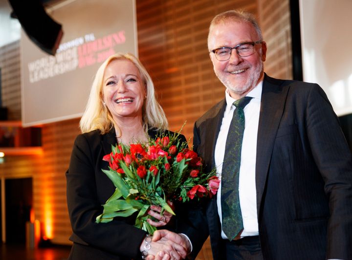 Årets Leder 2016, Marianne Benzon Nielsen, direktør hos Børnecancerfonden og formand hos Lederne Svend Askær