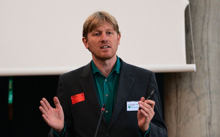 Rune-Christoffer Dragsdahl, generalsekretær i Dansk Vegetarisk Forening. Foto: Peder Bjerring
