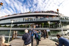 Foto fra Lindau, juni 2022, det 71. Lindau Nobel Laureate Meeting med fokus på kemi. I august handler det om økonomi, når hundredvis af forskertalenter fra hele verden mødes. Fotograf: BMBF/Hans-Joachim Rickel.