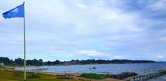 Flaghejsning Genner Strand 2016.