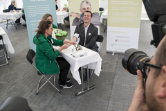 H.K.H. Prins Joachim priktestes ved Astma-Allergi Danmarks Snot or not-kampagne. Foto: David Askholm, Astma-Allergi Danmark