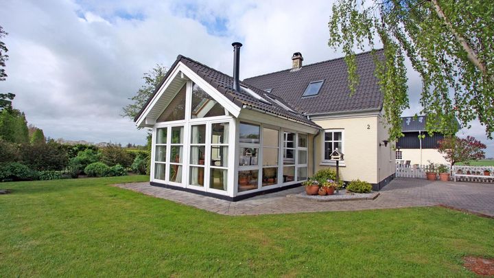 En klassisk villa kan også blive godkendt som flexbolig – her en villa fra Rødby på Lolland. De fleste helårsboliger kan blive godkendt som flexbolig i Lolland, Guldborgsund og Vordingborg kommuner.