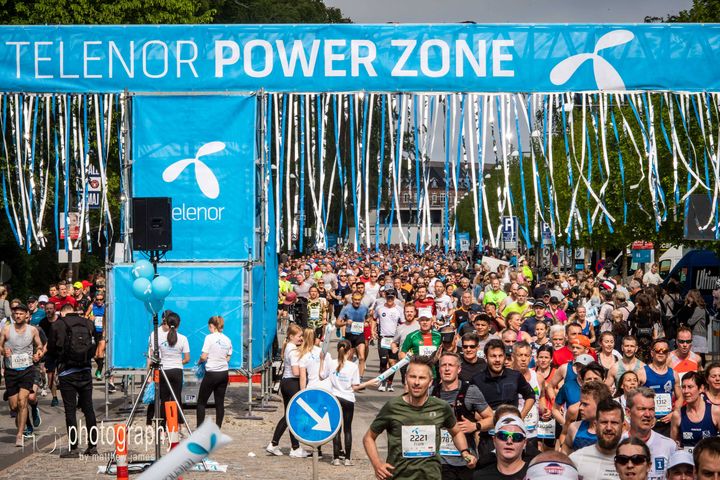For første gang nogensinde kom mere end 10.000 løbere i mål ved Telenor Copenhagen Marathon. (Foto: Telenor Copenhagen Marathon)
