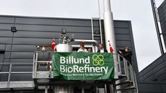 MF Anni Matthiesen, adm. direktør Leif Bentsen, Krüger A/S (i midten) og adm. direktør Ole P. Johnsen, Billund Vand A/S (t.h.)