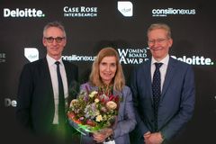 Anders Dons, Marianne Wiinholt og Lars Rasmussen ved Women's Board Award 2022.
