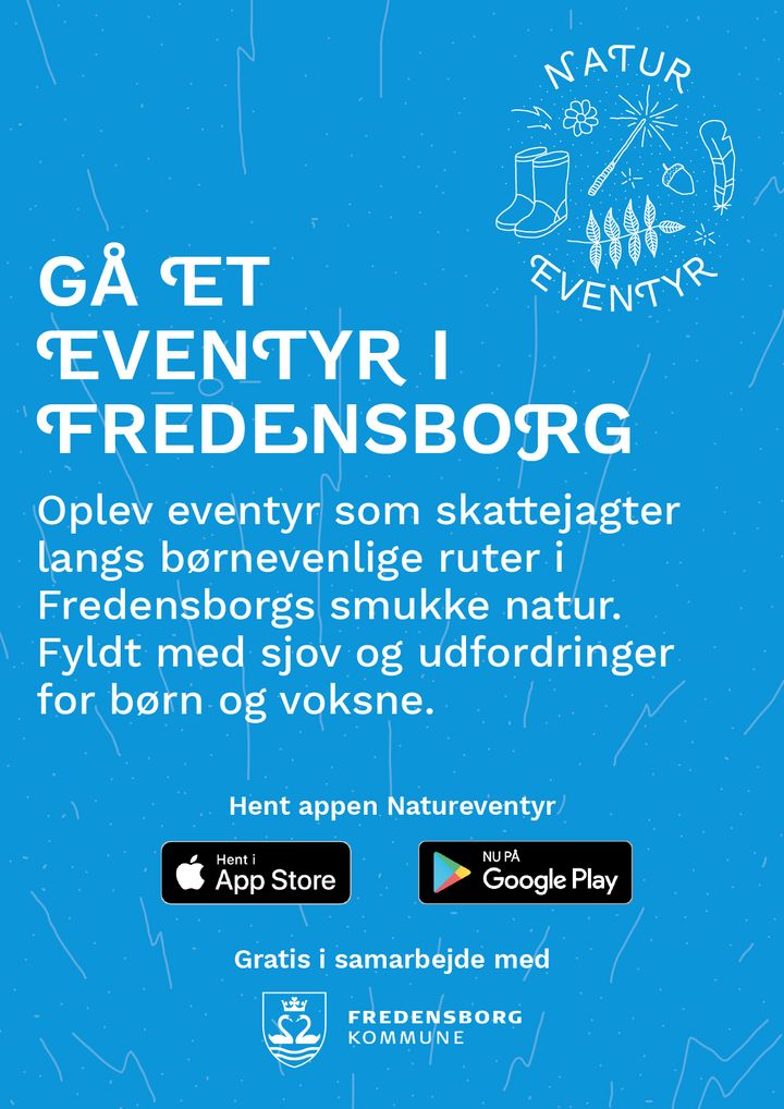 Bare hent den gratis app  - så kan eventyret i Fredensborg begynde ...