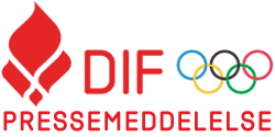 DIF logo med teksten PRESSEMEDDELELSE_efter hestebrok