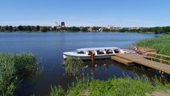 Den nye dambåd blev sat i søen sidste sommer.