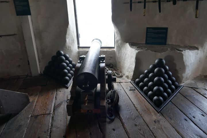 Kanon på Christiansø. Foto: Nationalmuseet