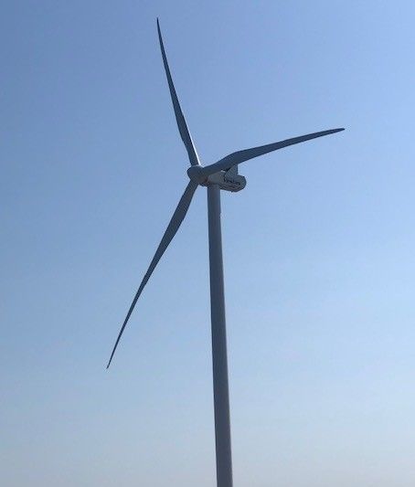 Vinden bliver til strøm, der omdannes til klimavenlige brændsler, og det begejstrer Danske Havne. Foto: DH