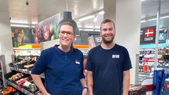 Foto fra venstre: Butikschef Henriette Vorret & Souschef Jonas Sørensen