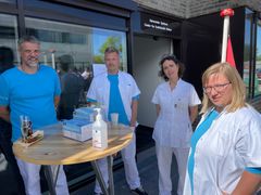 Medarbejdere fra de to nye centre, der glæder sig til at tage imod patienterne i de nye, moderne rammer