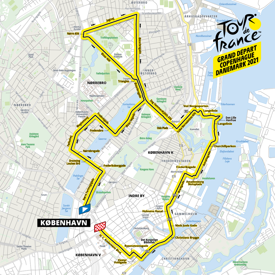 Tour de France-ruten i København 2021 er klar | Københavns ...