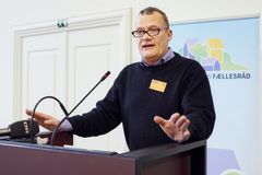 Sektionsleder Henrik Vejre fortalte om landdistriktsforskningen på Københavns Universitet. Foto: Jens Astrup