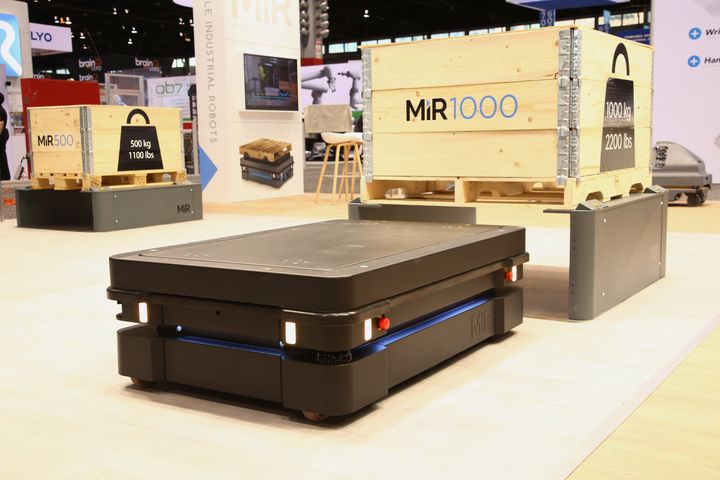 MiR1000 udvider markant  mulighederne indenfor automatiseret intern logistik.
