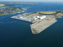 Brobyggepladsen og Vordingborg Havn holder åbent søndag den 18. september. Foto: Vejdirektoratet