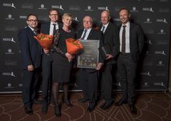 Bueskydning Danmark, vindere af årets bedste sportevent ved Københavns Kongres og Event Award 2016. Foto: Rene Bang,
