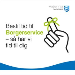 Det går godt med tidsbestillingen i Aabenraa Kommune.