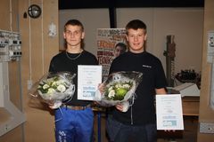 Rene Juul Møller, 23 år, (th.). deltager den 27. og 28. januar i Danmarksmesterskabet for unge elektrikere efter en topplacering i det syddanske regionsmesterskab i efteråret.