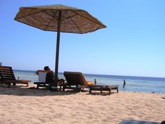 Strand- og solbillede