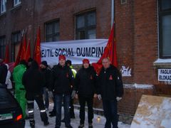 Demonstration ved Thunøgade