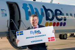 ”Vi åbner nu vores anden flyrute fra Stockholm Bromma og vores første til den danske hovedstad,” siger en glad direktør Mike Rutter, Flybe Europe.