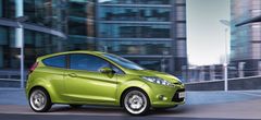 Ford Fiesta i farven Squeeze