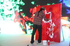 Flügger kunst ved prisuddeling event