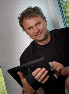 iPad360 er beregnet til iPad og beskytter den mod stød og slag. Foto ved fotograf Ole Mortensen/Tilsted Com.