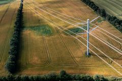 Eagle2-masten der benyttes til luftledningsforbindelsen mellem Aarhus og Aabenraa