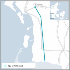 Vestkystforbindelsen består af to delstrækninger, hhv. Idomlund-Endrup og Endrup-grænsen. Den samlede længde er 172 km og nu i drift.