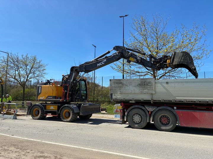 Energinet arbejder på Artillerivej indtil slutningen af juni, hvorefter vejen åbnes op for gennemkørende trafik